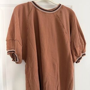 FP Movement by Free People Brown Short Sleeve Tee